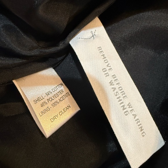 Ann Taylor Loft Petites Black Peplum Tweed Jacket Size 8P - Picture 5 of 7